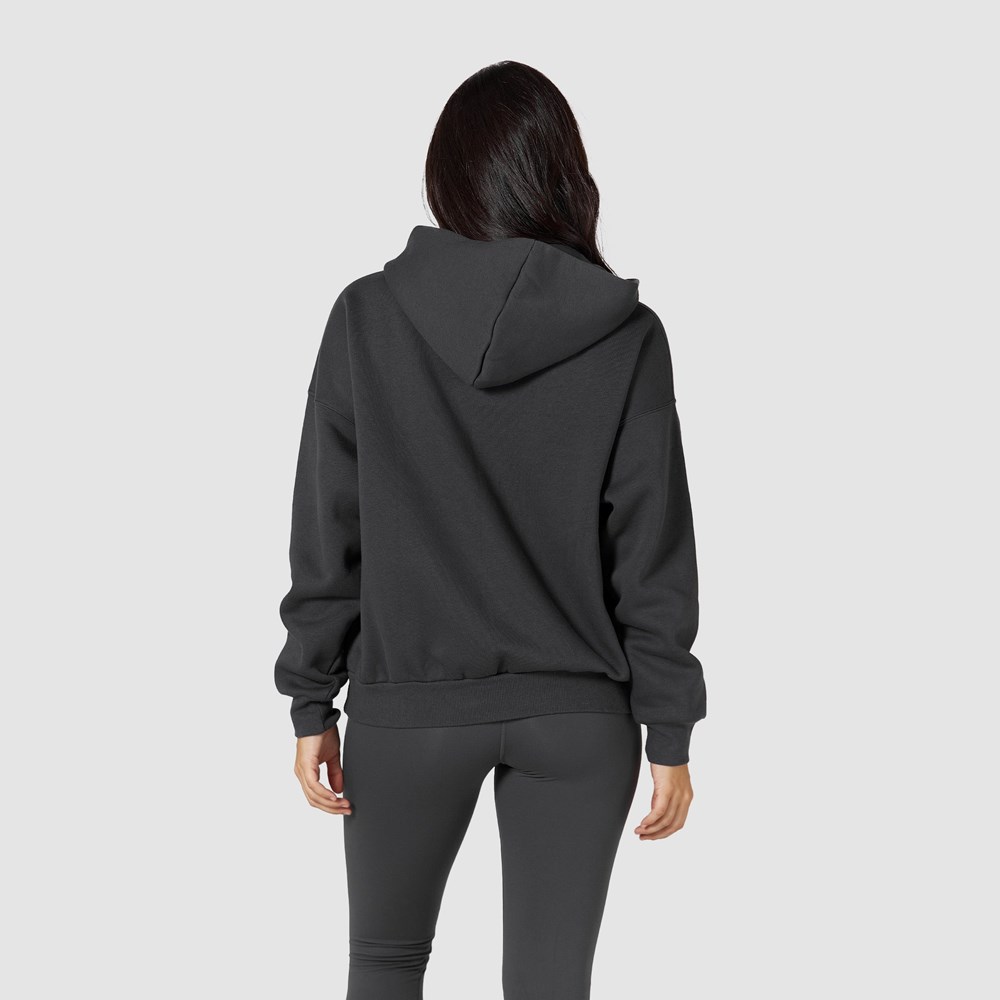 Lounge Underwear 365 Oversized Hoodie Pebble | FKUG-07639