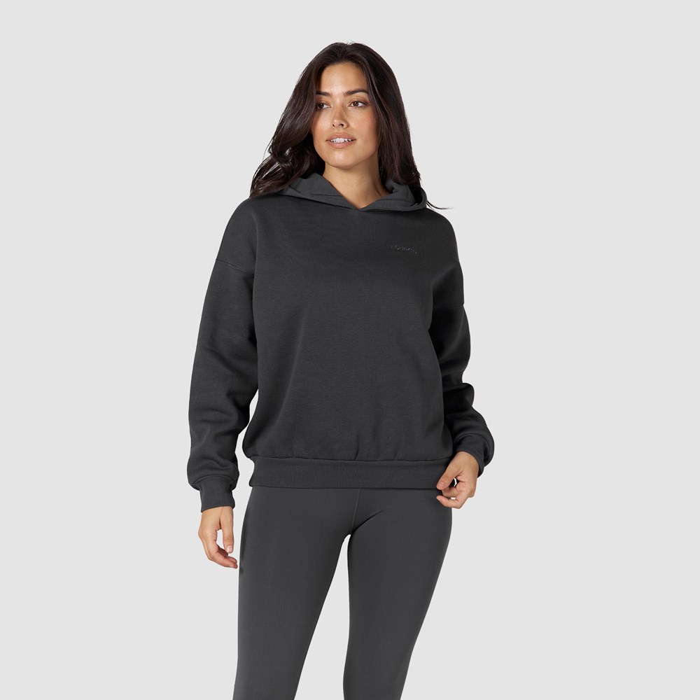 Lounge Underwear 365 Oversized Hoodie Pebble | FKUG-07639