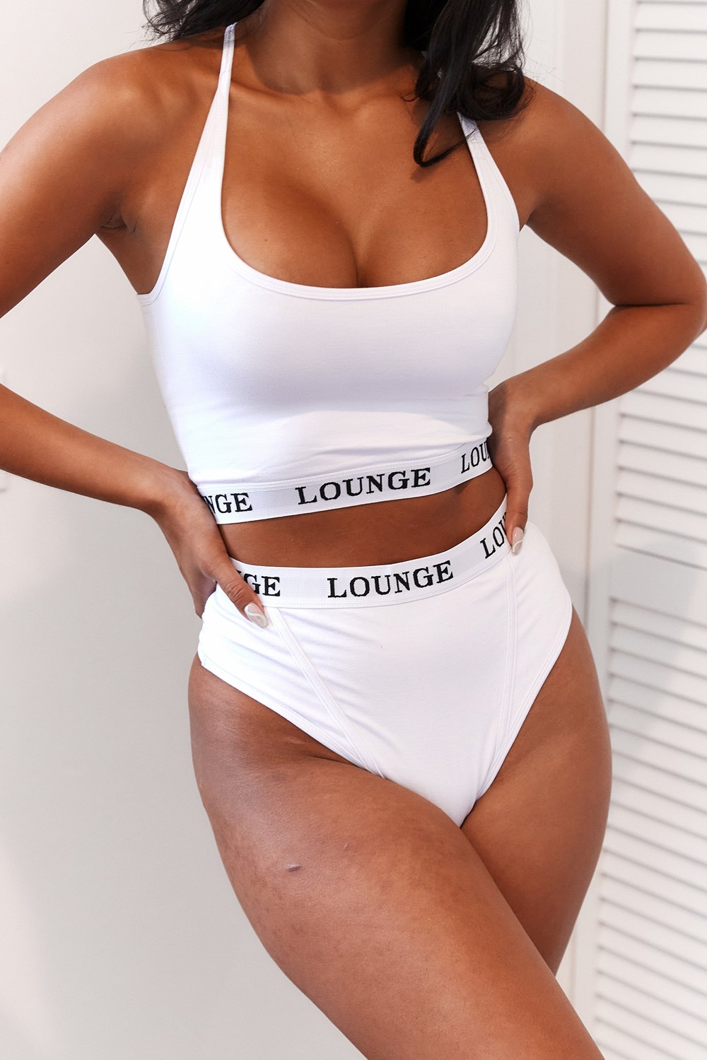 Lounge Underwear Bamboo Basic Bralette & String/Briefs Set Vita | JZAF-14853
