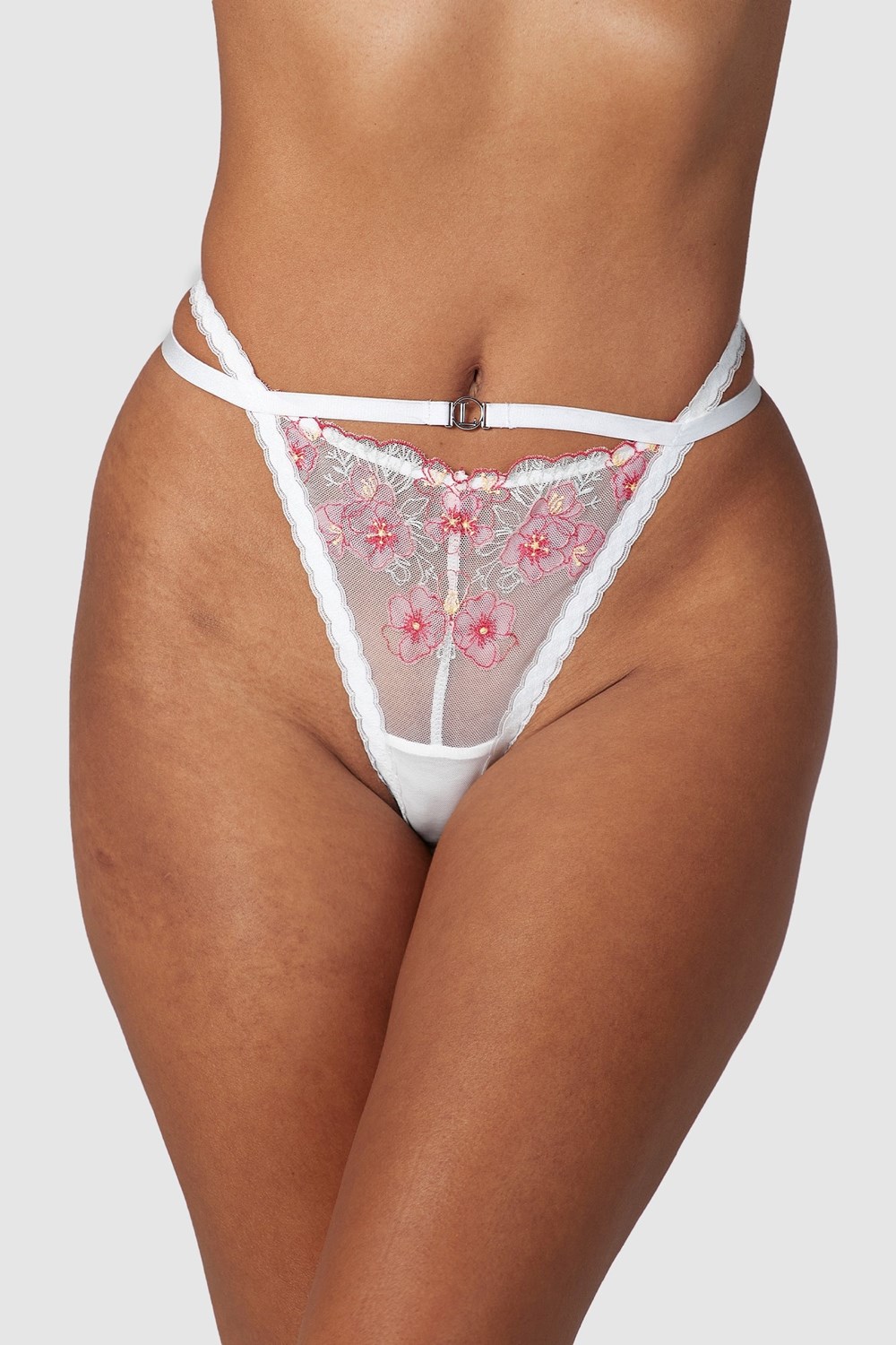 Lounge Underwear Ditsy Embroidered G-string Vita | OXYV-19857