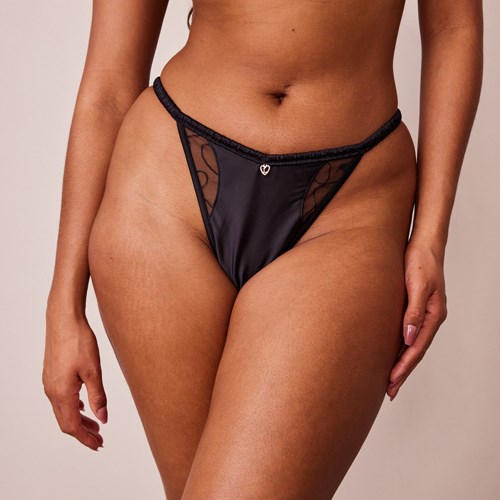 Lounge Underwear Cherish G-string Svarta | DRMU-86295